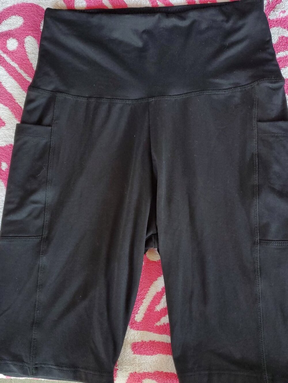 Legging shorts in black